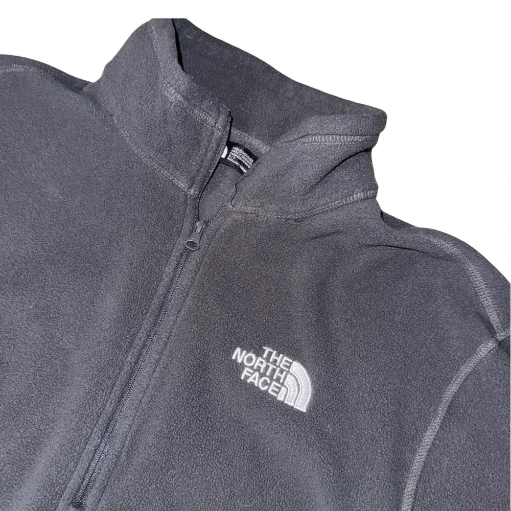 The North Face‎ Mens Fleece 1/4 Zip Pullover dark gray size small
